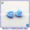 10mm Synthetic Light Blue Heart Opal Stones for Jewelry Making