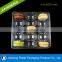 15 pcs wholesale blister plastic macaron packaging tray with lids
