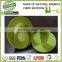 eco friendly bamboo firbre tableware/dinner set,green square cup/bowl/plate