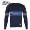 Fashion Style Dark Blue Wool Militarly Sweater From AKMAX