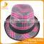 hot saler autumn plaid hat Both men and women cloth cap