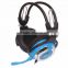 New 50mm driver units headphone with mic and volume control for game pc dj with USB or 3.5mm plug