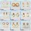 2016 new fashion 18K dubai gold jewelry earring