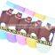 2015 new arrival multicolor animal pattern pure cotton tube children socks