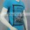 cotton/spandex slim fit V-neck silkscreen+glitter print man polo t-shirt