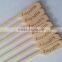 Wholesale square bamboo skewers with logo for BBQ