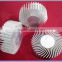 Round aluminum extruded led downlight heatsink