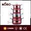 Spary Color Induction Bottom Stainless Steel German Style Cookware Sets