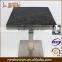 cheap price restaurant furniture top metal table base durable dining table