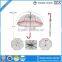 Automatic Straight Heart Print POE Transparent Umbrella With Latest Design