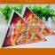 Custom Logo Printed Triangle Shape Frozen Pizza Box Printing