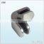 Polished zinc alloy Mini Z-Series Round Shape Radius Base Glass Clamp