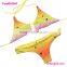 Stylish Hot Selling Metallic Color Swimwear Siling Bikini