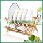 Fuboo foldable Bamboo dish rack dish drainer