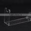 Customizable 5MM Clear Tabletop Acrylic Single Slant Wine Bottle Display