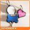2015 new model blank dog tag, custom bone shape silicone dog tag