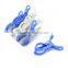 2016 new Tulip design 3pieces soft grip pegs with PP material ISO certificate plastic clothes