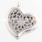 2016 Hot Sale Heart Shape Lotus Aromatherapy Essential Oils Diffuser Locket Necklace Pendant