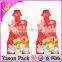 Yason Ice Cream Custom Packaging Packaging Juice Pouch 3 Liter Water Bag