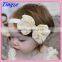 Children Chiffon Bow Hair Band,new Design Hair Band,elastic Hair Band