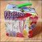 2015 High quality cute candy tin can with plastic handle and locks