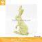 Hot Sale Easter Decoration Resin Crystal Rabbit Figurine
