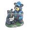 resin family bear statue