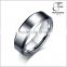 Unisex Beveled Edge Center Comfort Fit Tungsten Wedding Band Ring 6mm