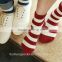 2016 Ribbed women dress striped cotton socks very cheap socks wholesale