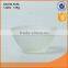 frosted glass bowl with color spray classic dinnerware
