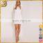 High Quality Clothing Products custom Design White High Neck Lace Skater Dress For Women                        
                                                Quality Choice