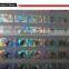 Genuine security hologram sticker label lens effect