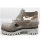 Chengdu factory sell new models unique design dark gray casual ladies flat shoes