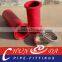 concrete pump electrostatic induction hardened pipe with two wall collar 1m