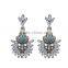 wholesale Good Quality Vintage Crystal Turquoise Tassels Dangle Earrings For Women