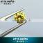 Cubic zirconia yellow brilliant round cut golden cubic zirconia