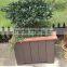 Modern Outdoor deocr big wood plastic flower pot