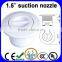 Swimming pool cleaning fitting, suction nozzle, cleaning interface