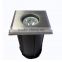 85-265V or 12V AC/DC 3W IP68 structural waterproof stainless steel square led underground light