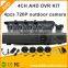 4ch p2p ahd dvr HD 720p ahd Bullet camera diy ahd kit