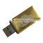 Golden metal 16gb usb flash drive