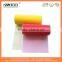 Colored back to back hook loop, soft hook and loop double sided tape