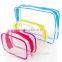 Eco Recycled Colorful Waterproof Printed Transparent Pvc Mini Cosmetic Bag