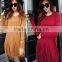 2016latest style long pullover loose sweater dress with tassel