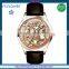 FS FLOWER - New Exploitation Skeleton Watch Man Leather Watch Strap Men Watches 2016