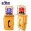 Lampshade Emergency Telephone Waterproof telelphone outdoor phone with Light Roof And Beacon from Koontech