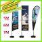 Giant Flag Pole Beach Flying Banner