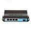48v Gigabit POE switch 4 port with 1 1000mbps fiber sfp