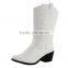 Fashion New Cowgirl Women Western Leather Boots