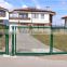Welded fence for warehouse with double swing gate
